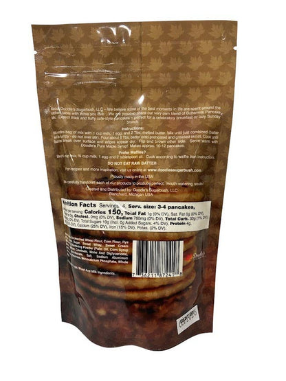 Doodle's Sugarbush, LLC - Pure Michigan Maple Syrup - Buttermilk Pancake Mix: 1 lb Bag