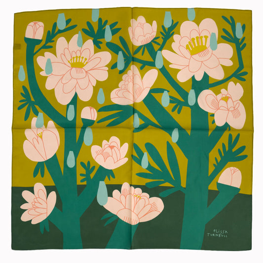 April Showers Scarf | 100% Silk