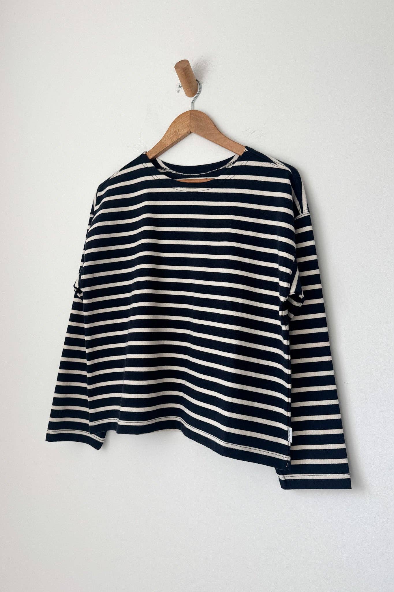 Sailor Top: WHITE STRIPE ON NAVY