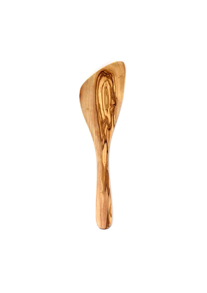 Olive Wood Curved Spatula 12"