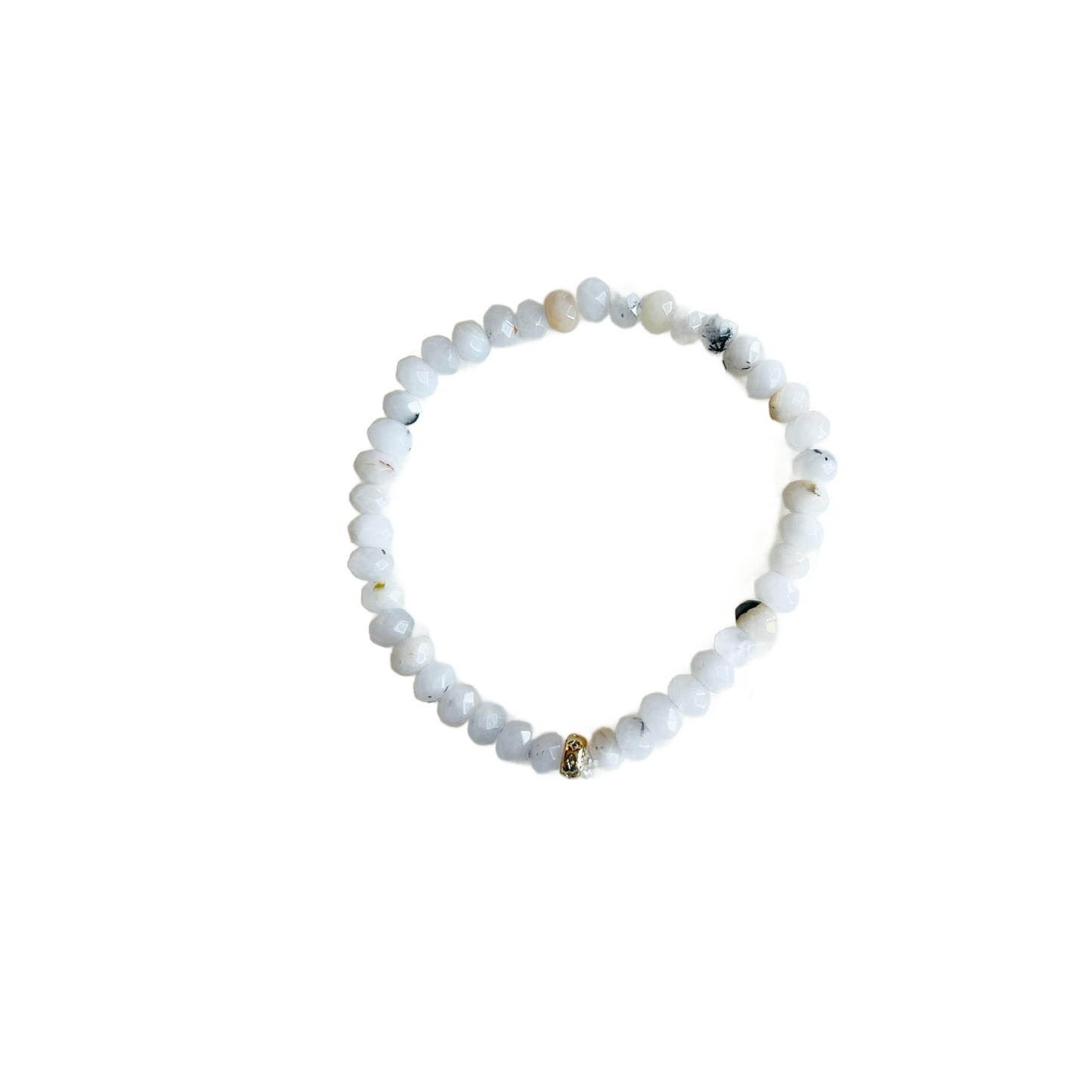 Market and King - Candy Stretch Bracelets: Red Jade