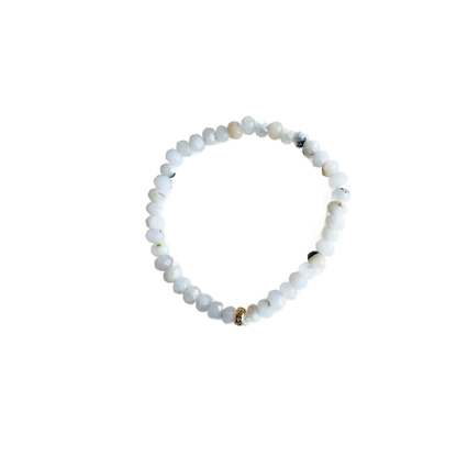 Market and King - Candy Stretch Bracelets: Red Jade