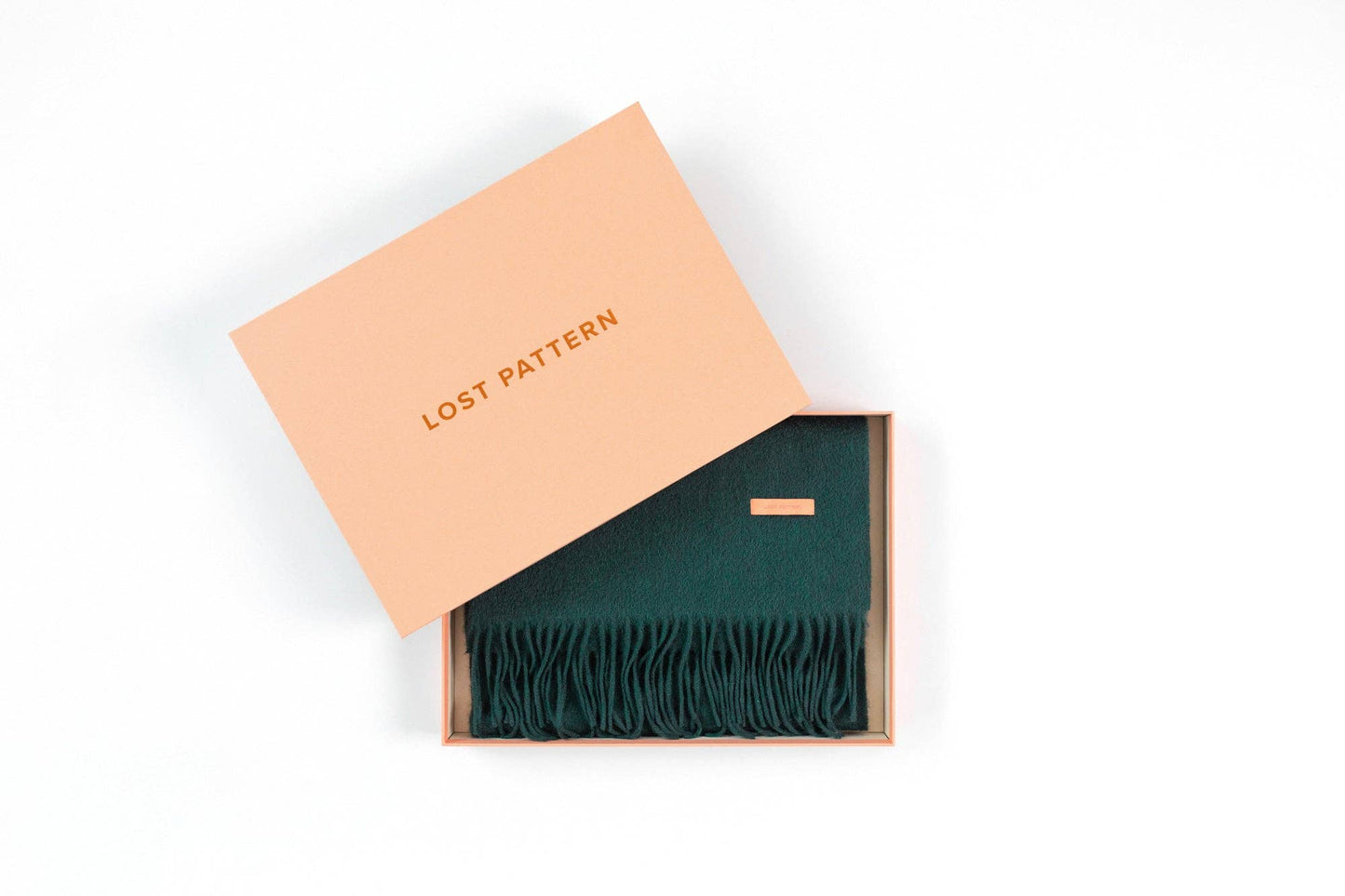 Lost Pattern NYC - Classic Cashmere Scarf - Green: Green