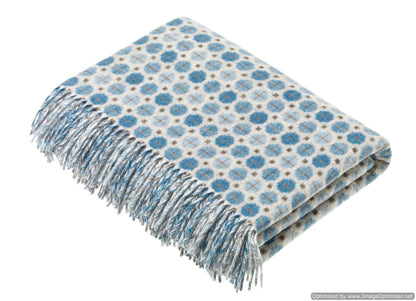 Saffron Merino Lambswool Throw- Made in England