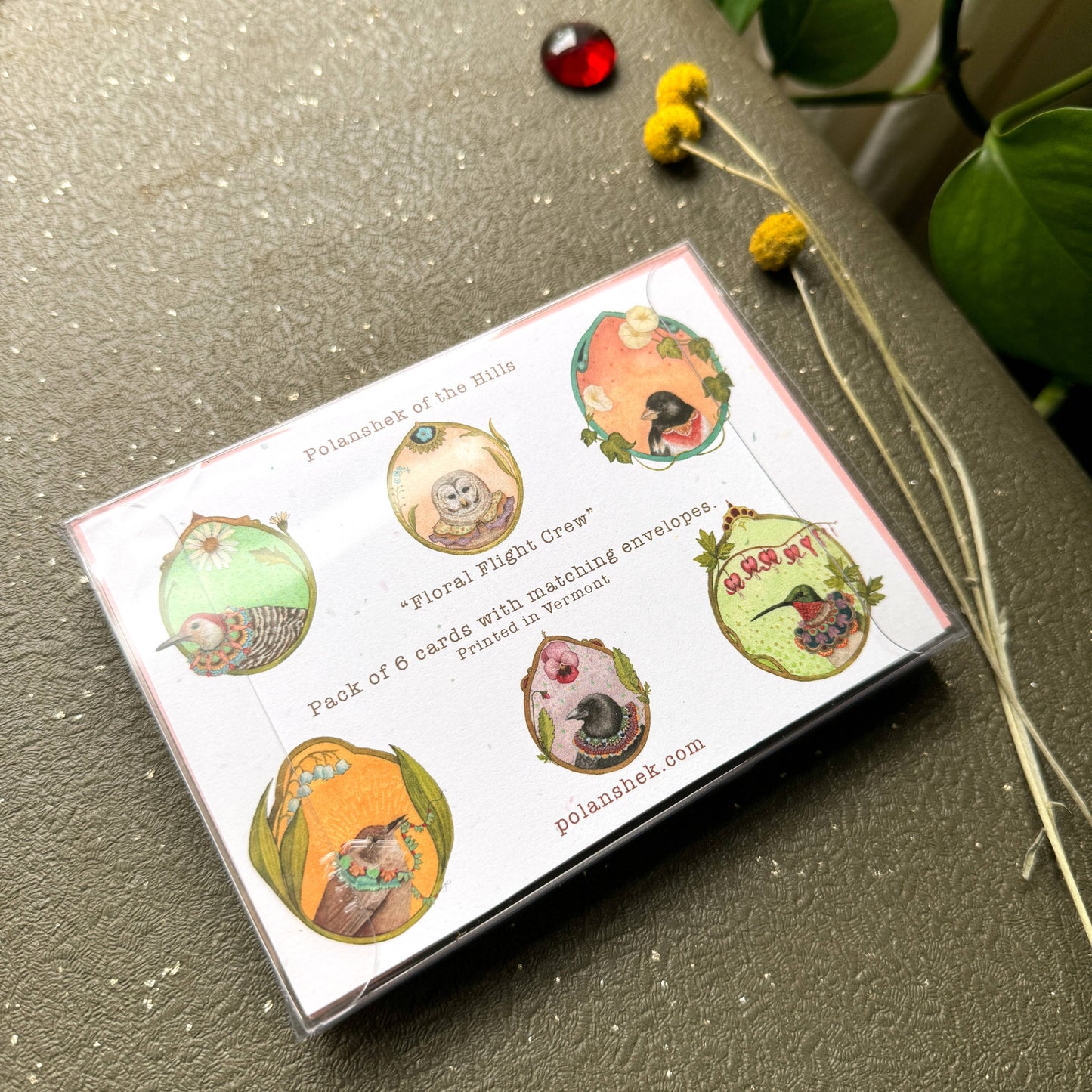 Floral Flight Crew - Small Card Pack