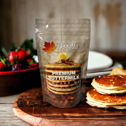 Doodle's Sugarbush, LLC - Pure Michigan Maple Syrup - Buttermilk Pancake Mix: 1 lb Bag