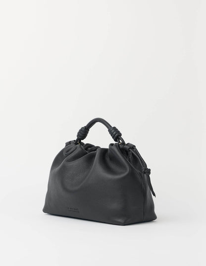 O My Bag - Kiki Midi - Black Soft Grain Leather: Black / Soft Grain Leather / Small