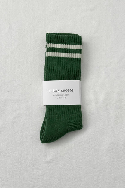 Le Bon Shoppe - Extended Boyfriend Socks: Noir