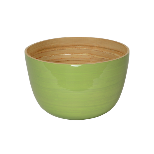 Bamboo Serving Bowl: Pastel Green