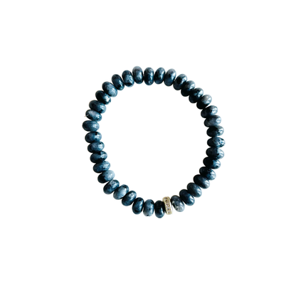 Market and King - Candy Stretch Bracelets: Green Ocean Jade