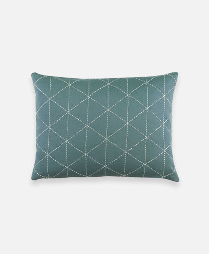Small Graph Throw Pillow: Spruce