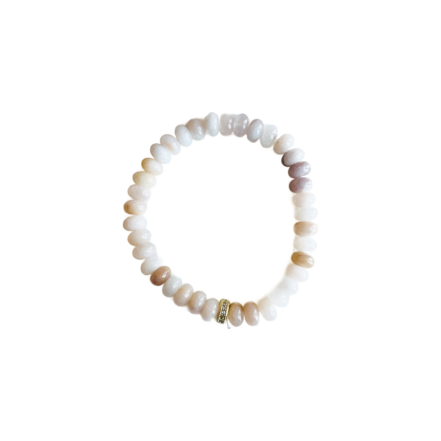 Market and King - Candy Stretch Bracelets: Red Jade