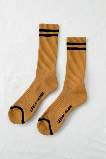 Le Bon Shoppe - Extended Boyfriend Socks: Noir