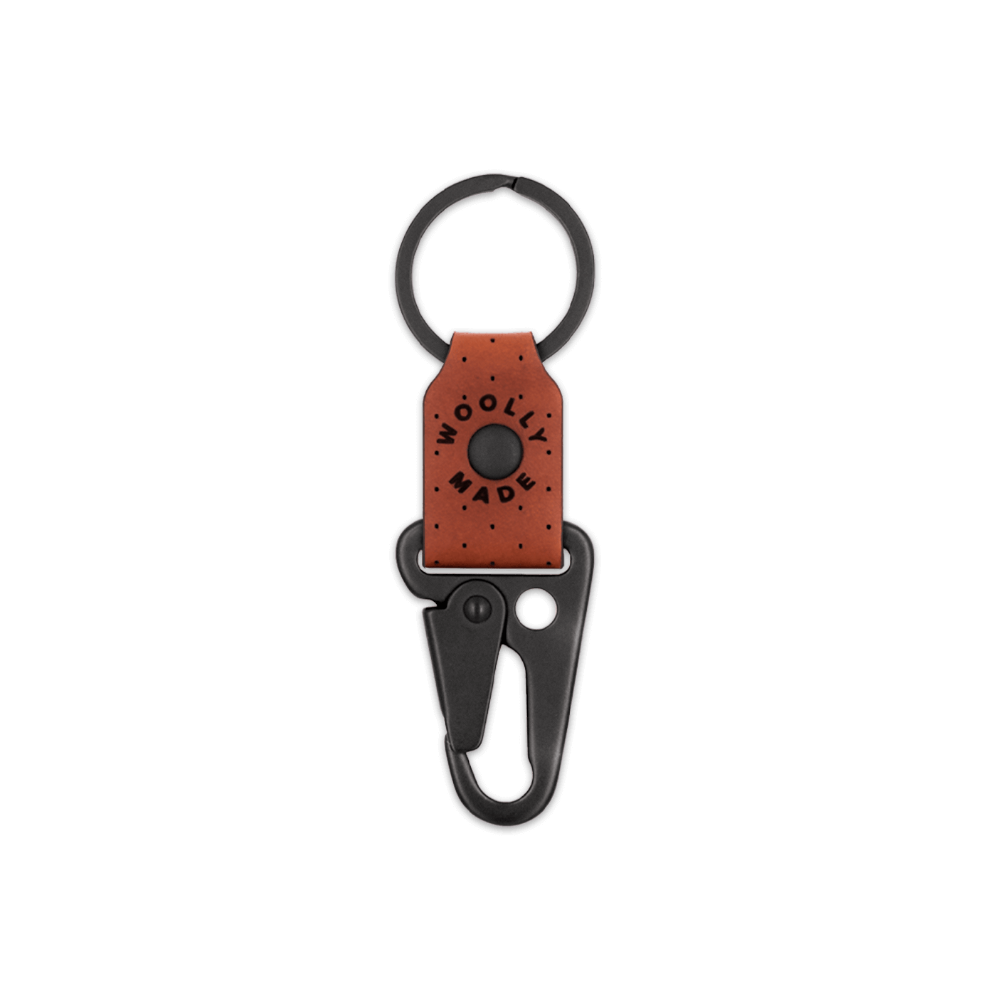 Woolly Made - Clip Keychain: Tan