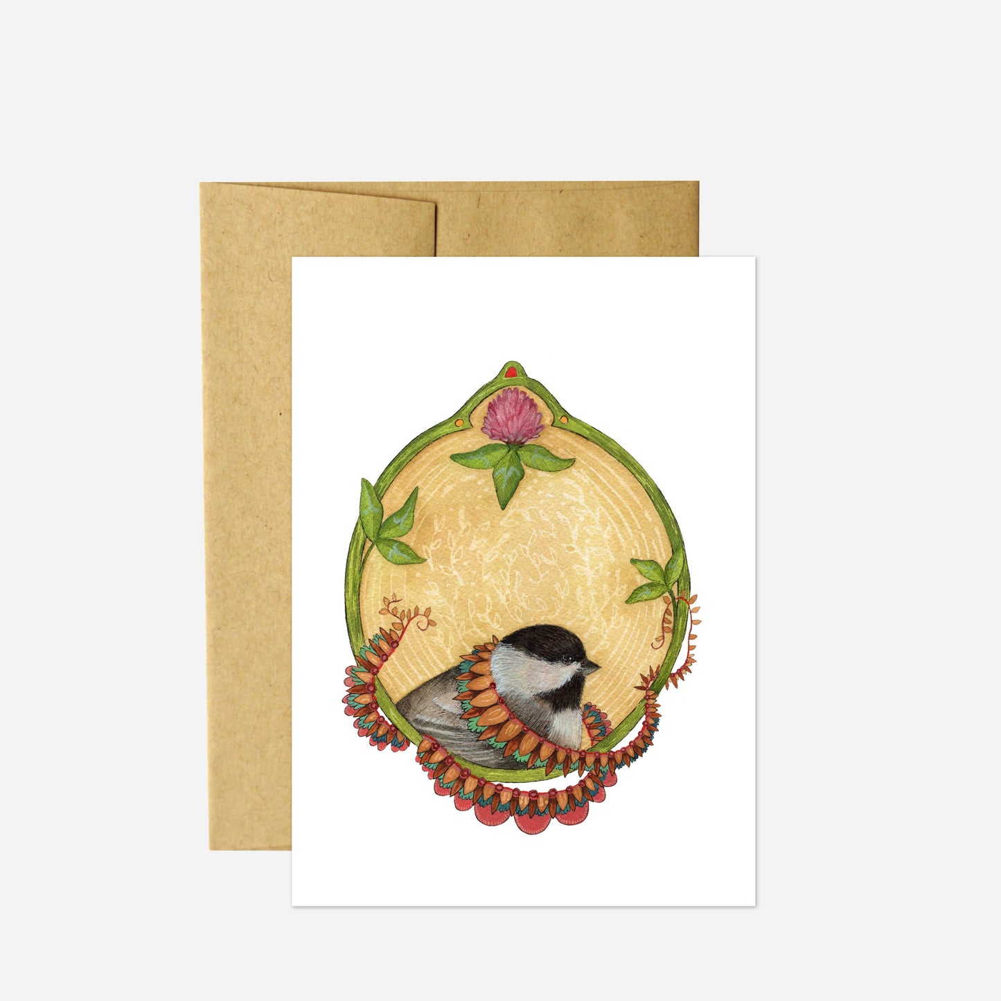 Chickadee of Clover Blank Card