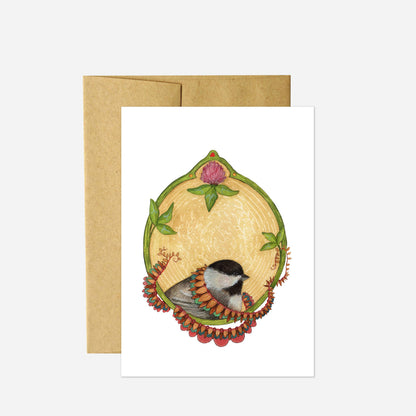 Chickadee of Clover Blank Card