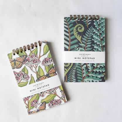Root & Branch Paper Co. - Forest Fern Mini Spiral Notepad