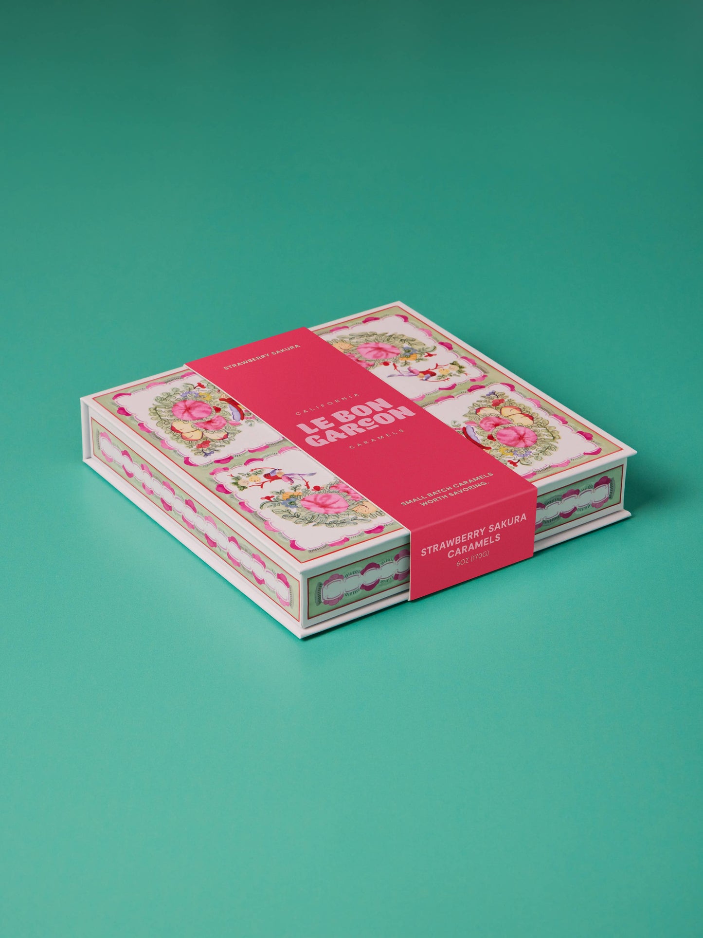 Strawberry Sakura Caramels Gift Box 6oz