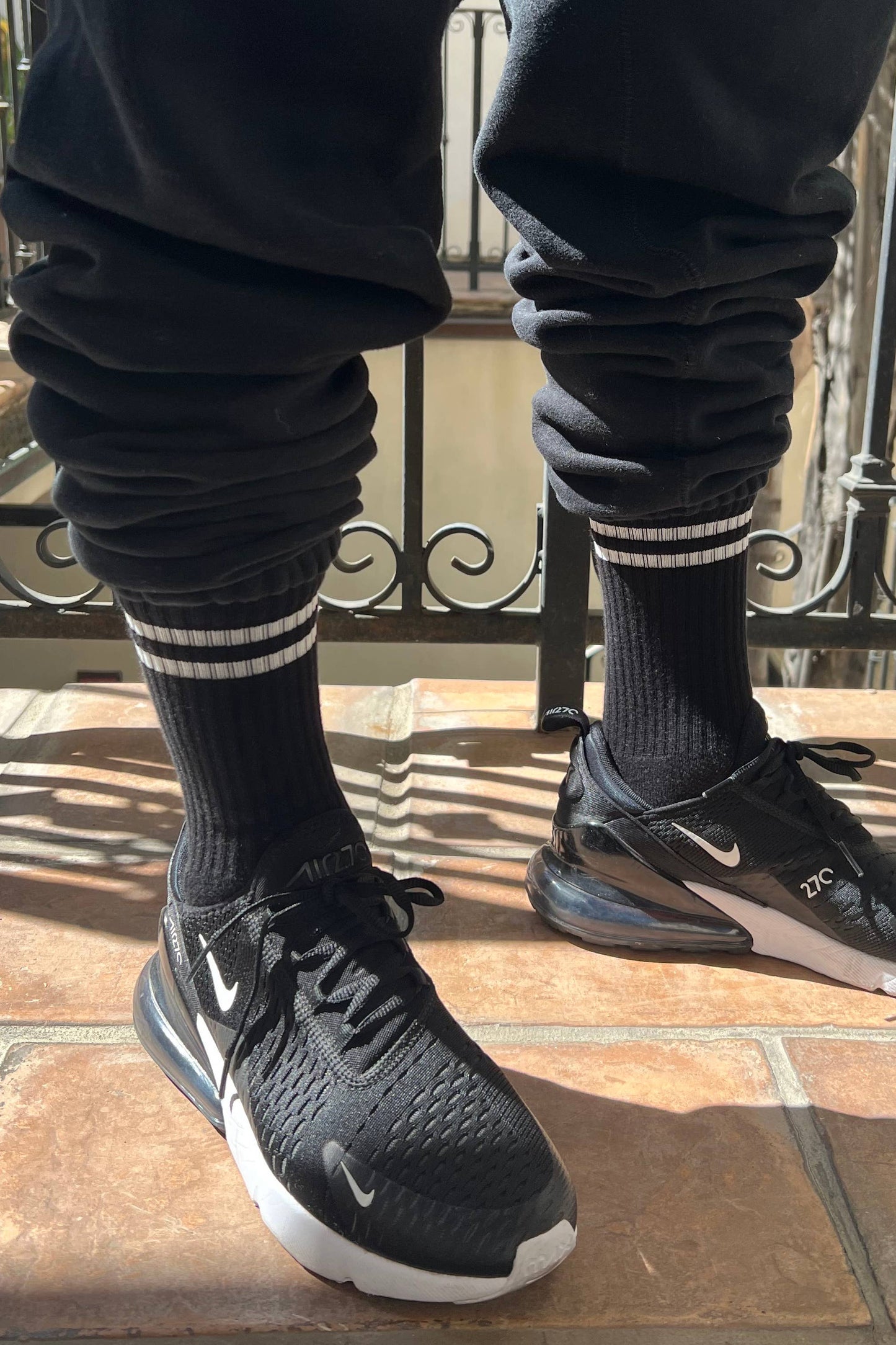 Extended Boyfriend Socks: Moss