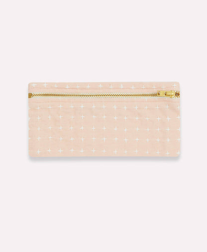 Cross-Stitch Pencil Case: Moss