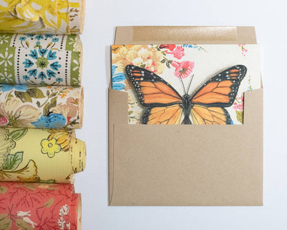 Emily Uchytil - Monarch Butterfly - Note Card