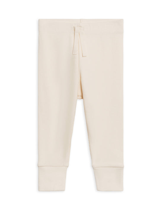 Charlie Ribbed Joggers - Ivory