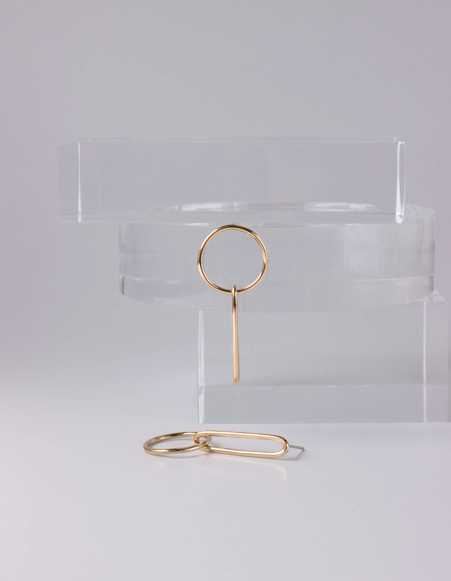 Mirror Link Earrings 14K Gold Fill
