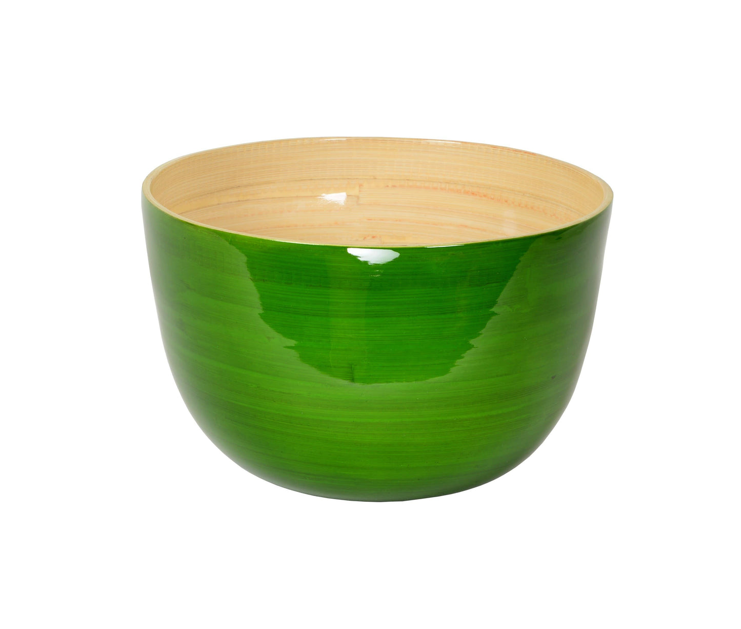 Bamboo Serving Bowl: Turquoise