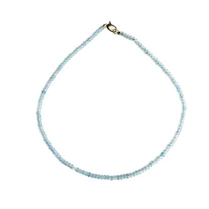 Market and King - Dainty Candy Gemstone Necklace: Turquoise