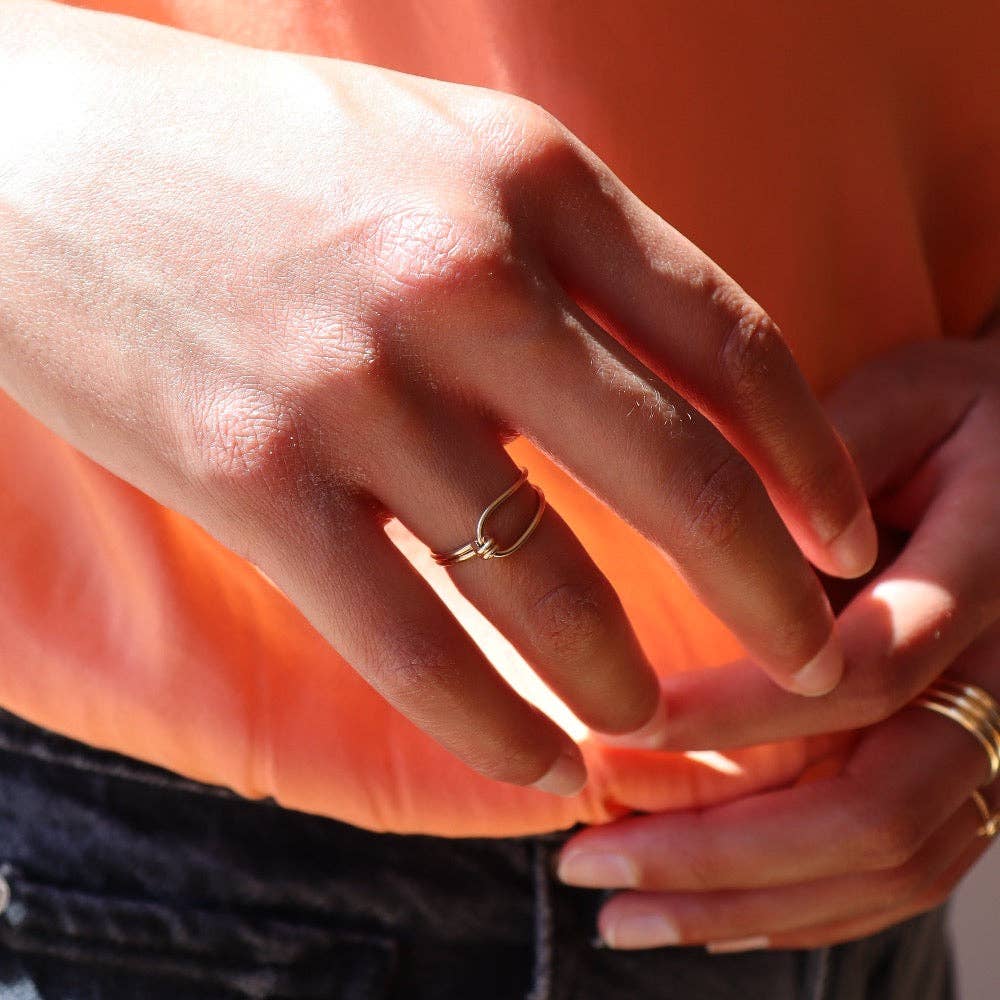 Barrel Ring: 14k Gold Fill