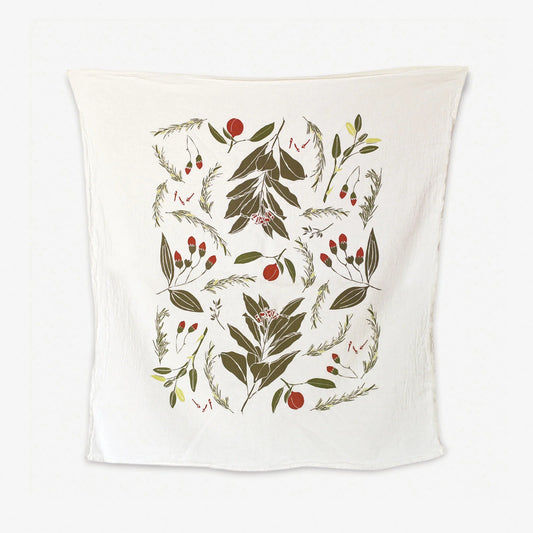 Festive Flavors Tea Towel