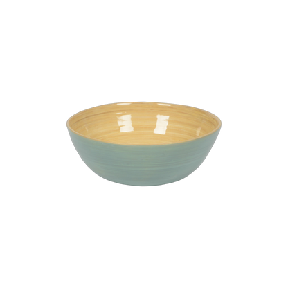 Bamboo Salad Bowl: Ice Blue