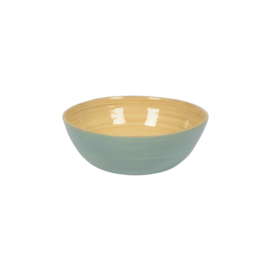 Bamboo Salad Bowl: Ice Blue