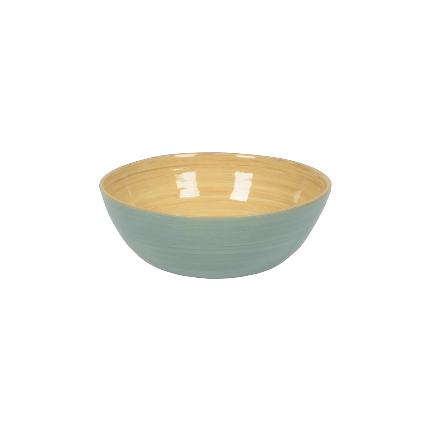 Bamboo Salad Bowl: Dark Green