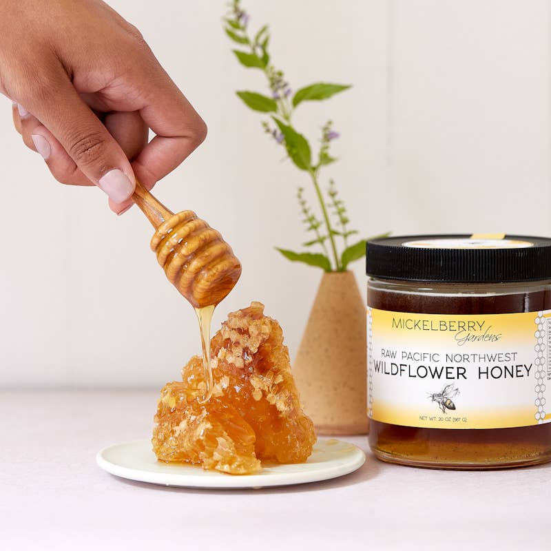 Raw Wildflower Honey: 12oz