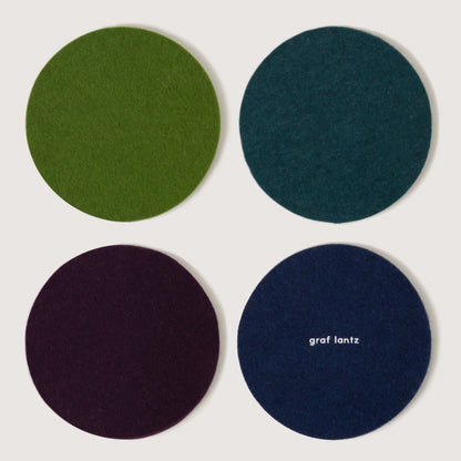 Round Felt Coasters