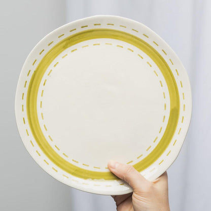 Stoneware Plate - Green