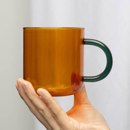 Amber Borosilicate Mug