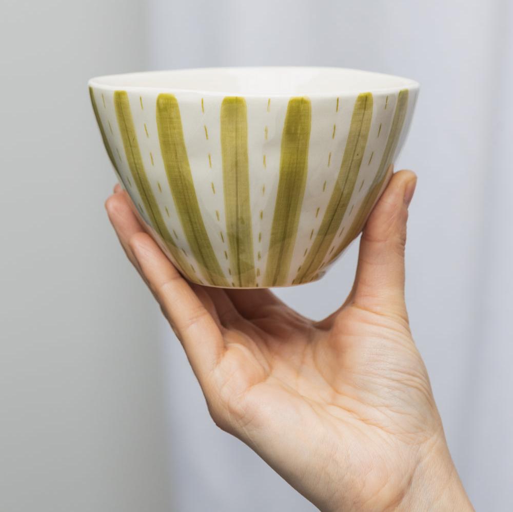 Stoneware Bowl - Green