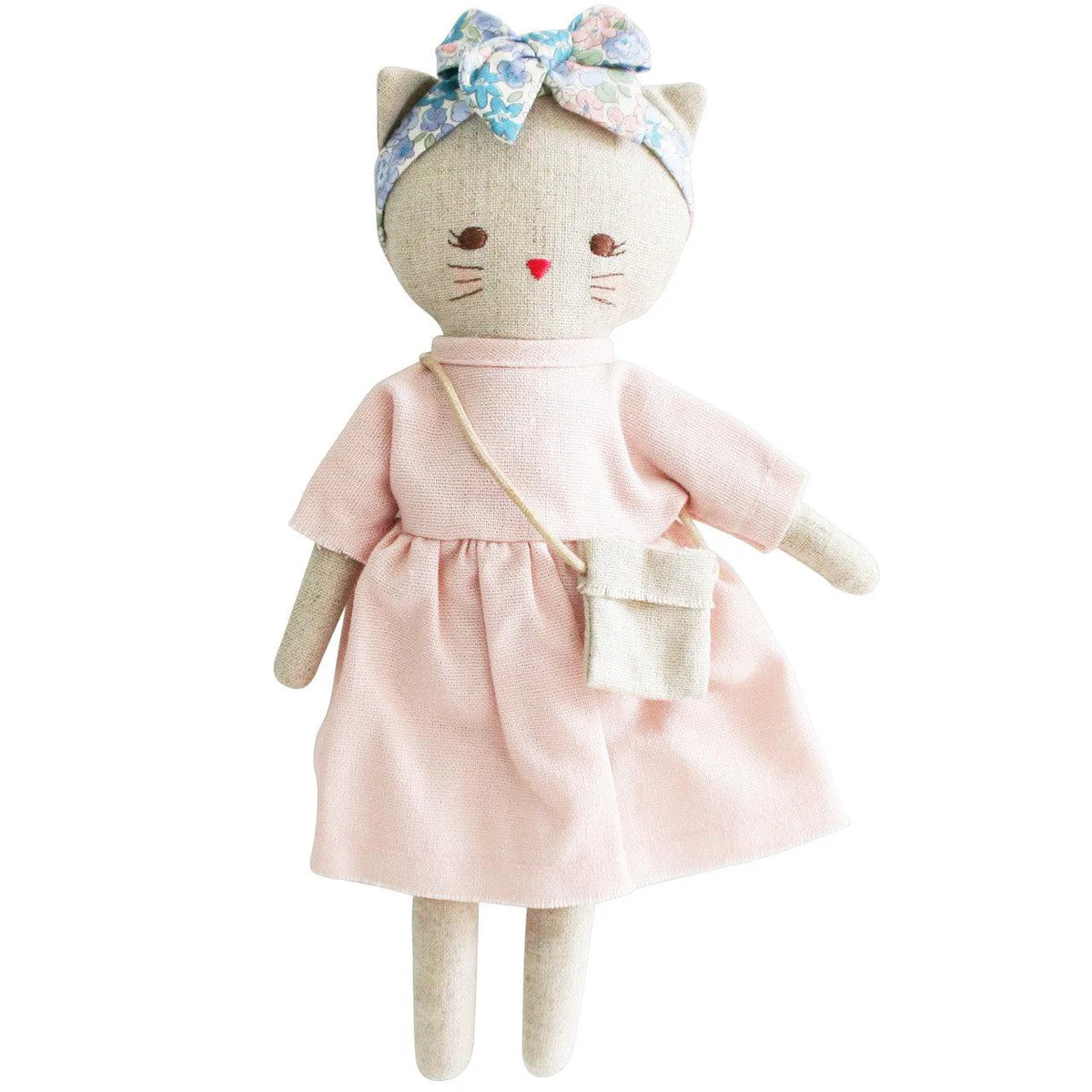 Mini Lilly Kitty in Pink Linen