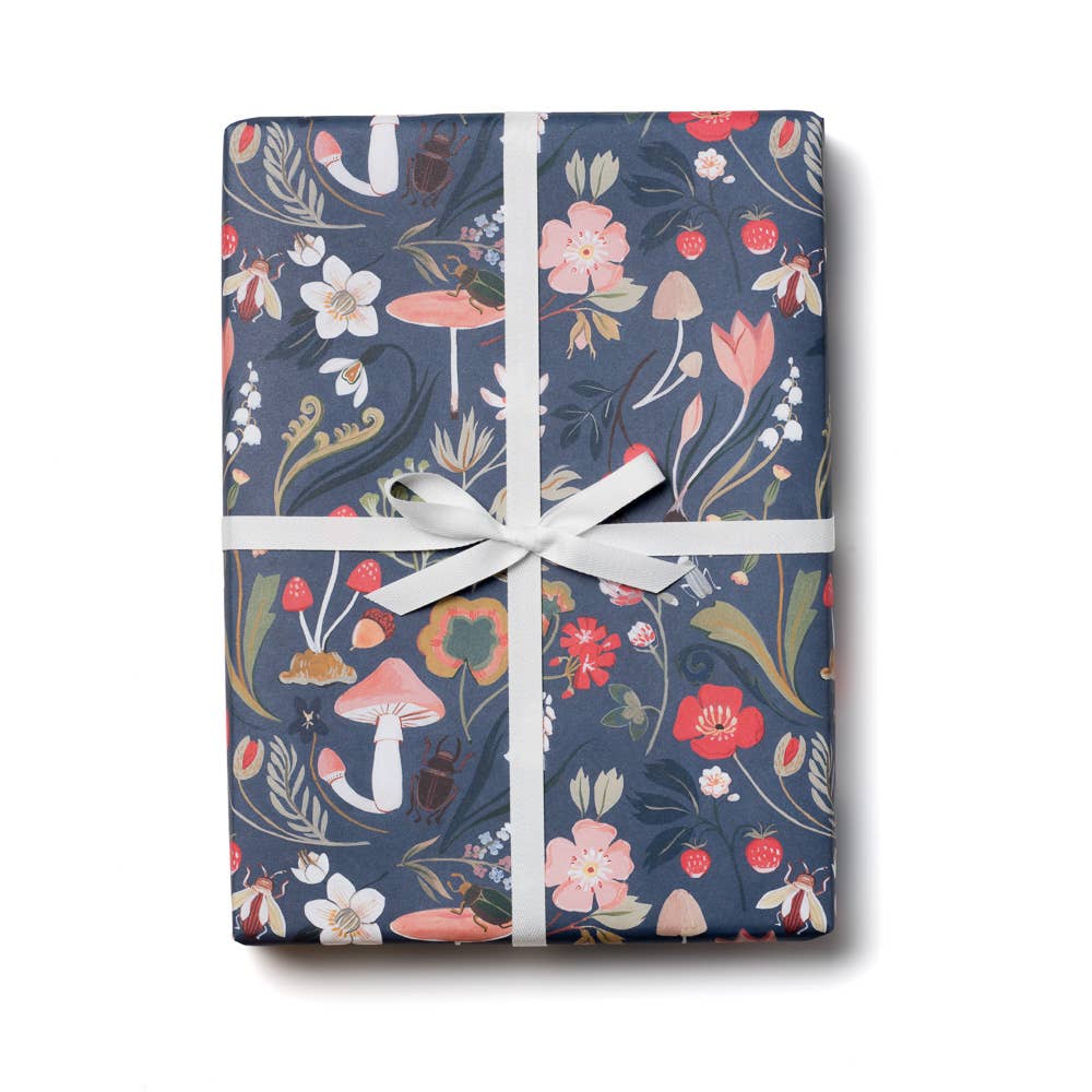 Red Cap Cards - Forest Blue wrapping paper rolls
