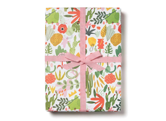 Red Cap Cards - Succulent Garden wrapping paper rolls