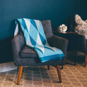 Hope Throw Blanket (teal)