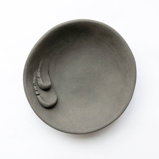 Black Porcelain Trinket Dish