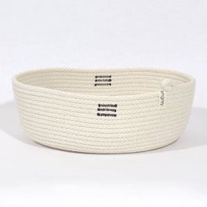 Woven Grey - Oval Basket