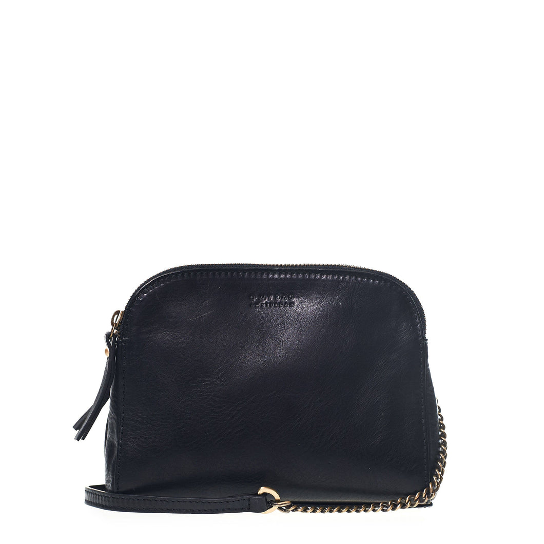 O My Bag - Leather Bag Emily - Black Stromboli Leather