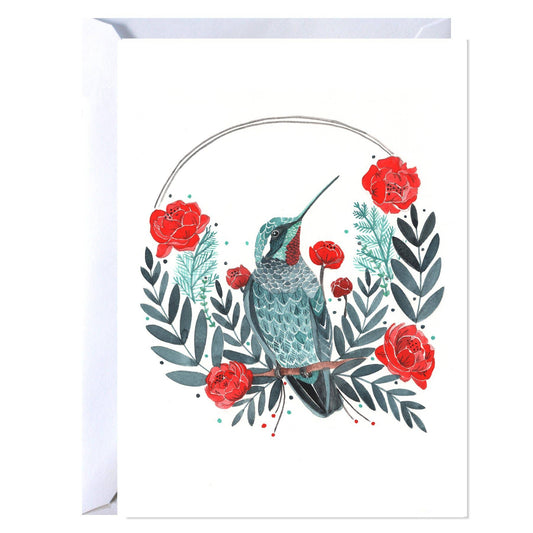 Humming Bird Greeting Card