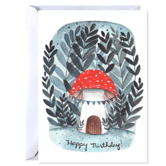 Mushroom Happy Birthday