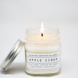 Apple Cider Mason Jar Candle
