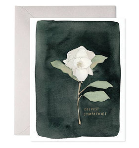 E. Frances Paper - White Flower | Sympathy & Condolence Card